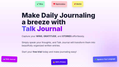 Talk Journal - Vintage computing tool for AI Assistants