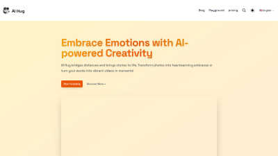 AI Hug - Vintage computing tool for Content Creation