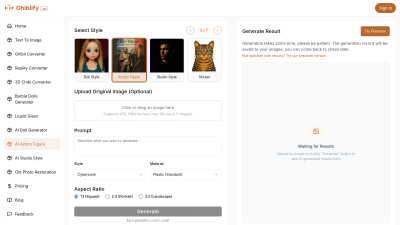 Ghiblify.im - Vintage computing tool for Image & Photo
