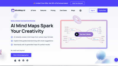MindMap AI - Vintage computing tool for Productivity & Management