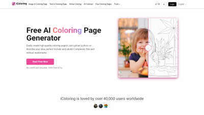 iColoring Ai - Vintage computing tool for Generative Art