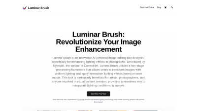 Luminar Brush - Vintage computing tool for Content Creation