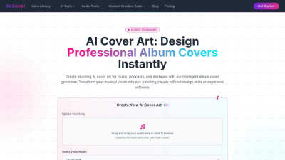 Aicoverart - AI tool for Audio & Music