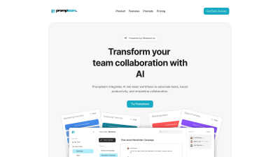 Prompteam - Vintage computing tool for Productivity & Management