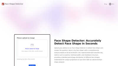 Face Shape Detector - Vintage computing tool for Personal Development
