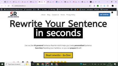 sentence rewriter - Vintage computing tool for AI Assistants