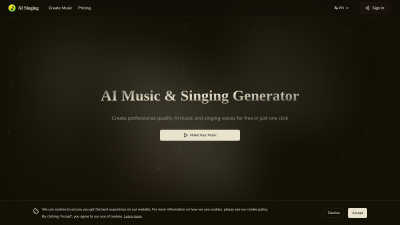 AI Singing - Vintage computing tool for Audio & Music
