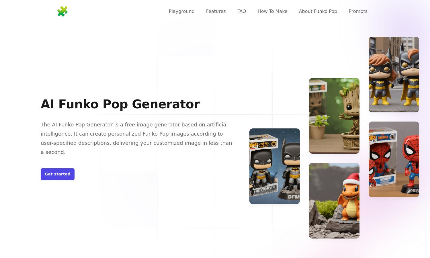 AI Funko Pop Generator Website