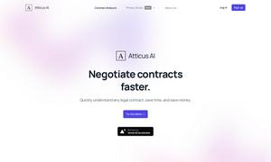 Atticus AI Website