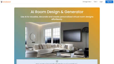 AI Room Design Generator - Vintage computing tool for Content Creation