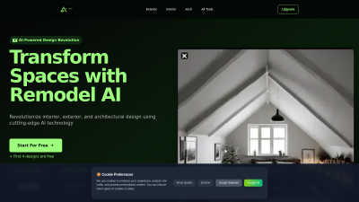 Remodel AI - Vintage computing tool for Interior Design
