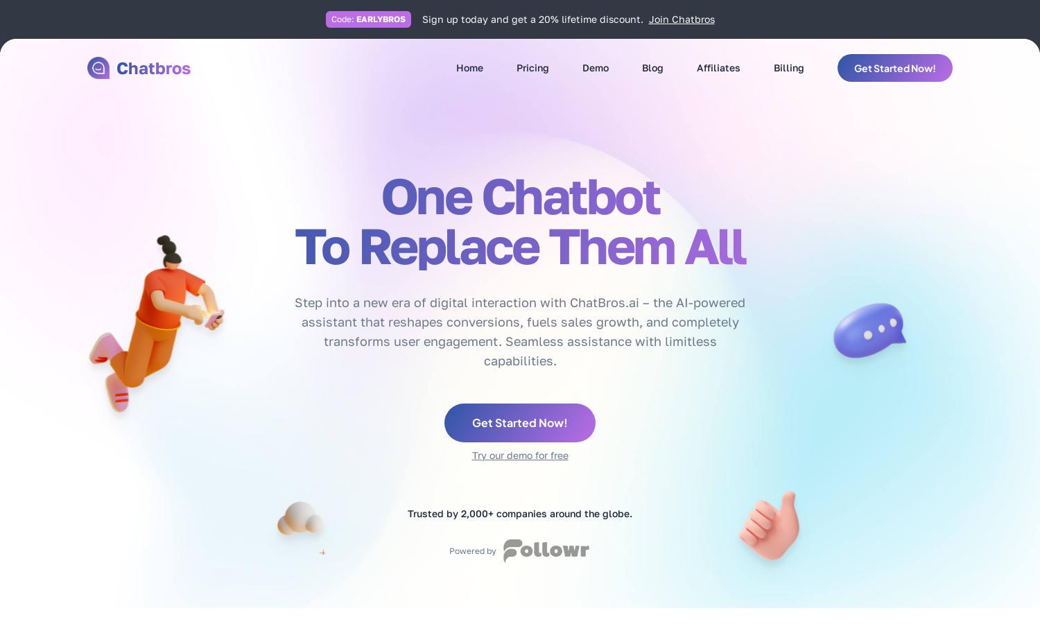 Chatbros.ai Website