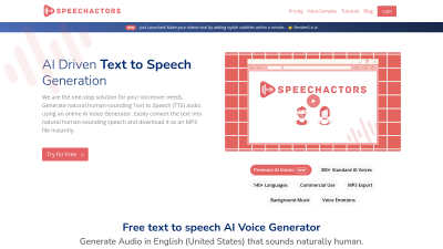 Speechactors - Vintage computing tool for Audio & Music
