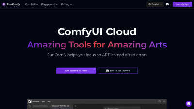 RunComfy - Vintage computing tool for Generative Art