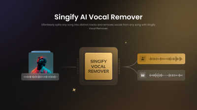 Singify AI Vocal Remover - Vintage computing tool for Audio & Music