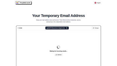 Tempmail.world - AI tool for Email Tools