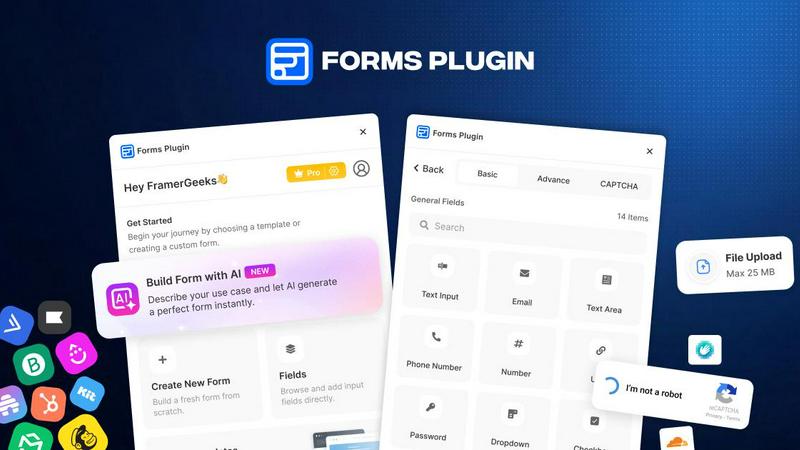 Forms Plugin screenshot