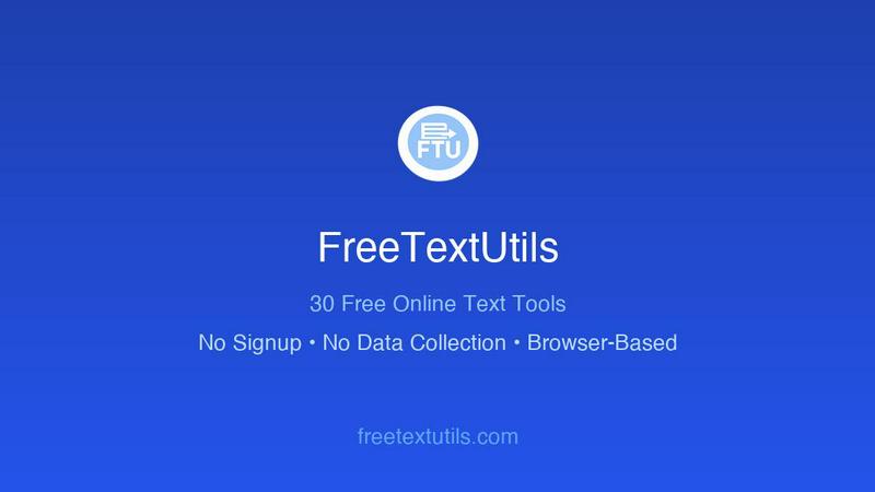 FreeTextUtils screenshot