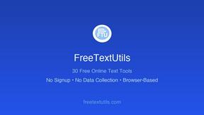 FreeTextUtils