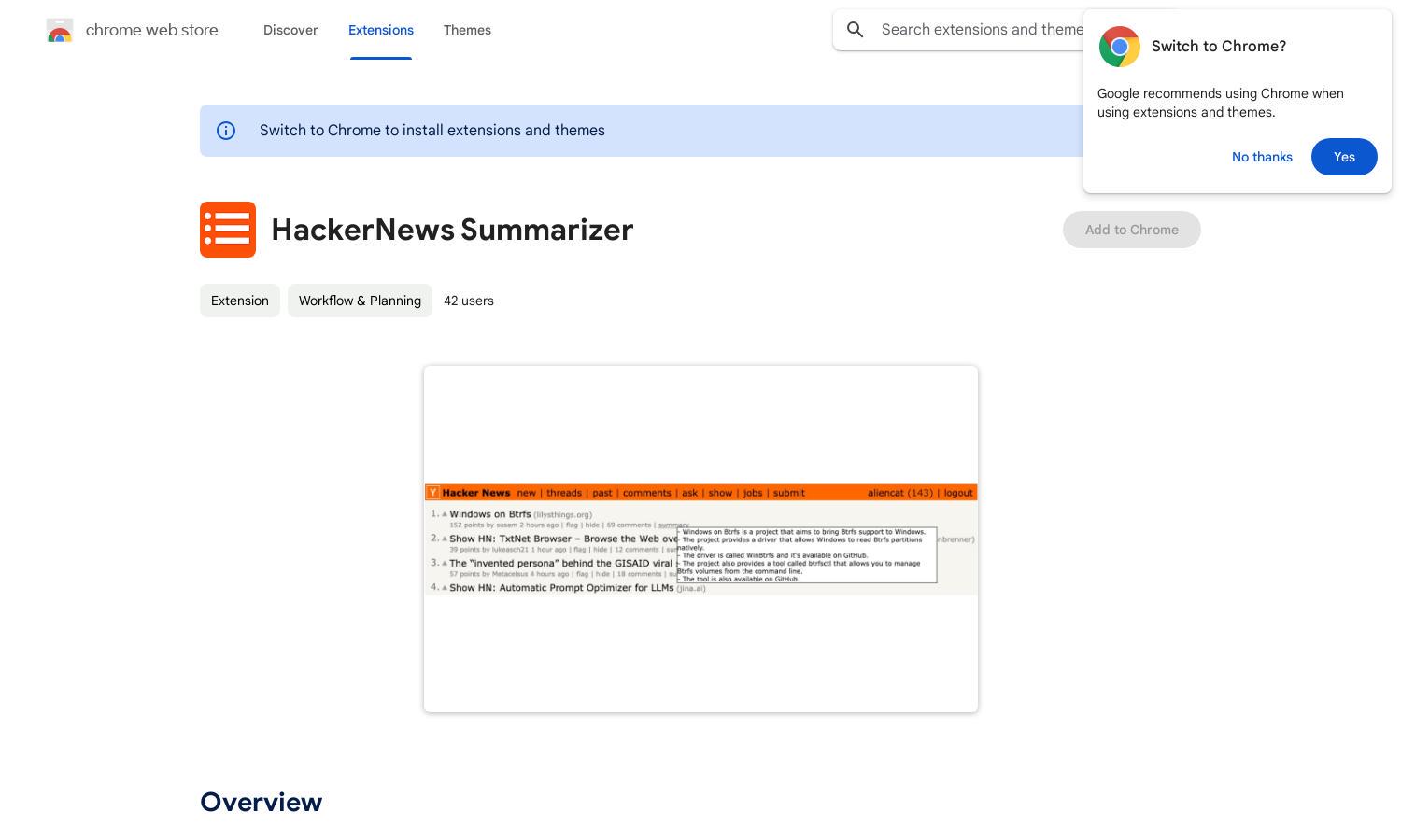 HackerNews Summarizer Website