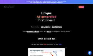 Hot Reach AI Website