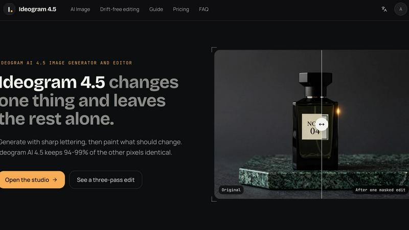 Ideogram AI 4.5 screenshot