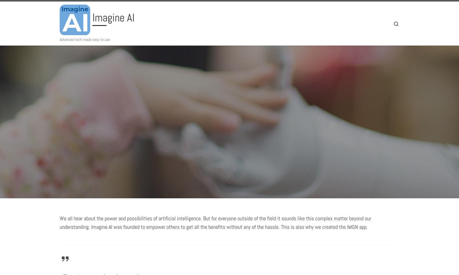 Imagine AI Website