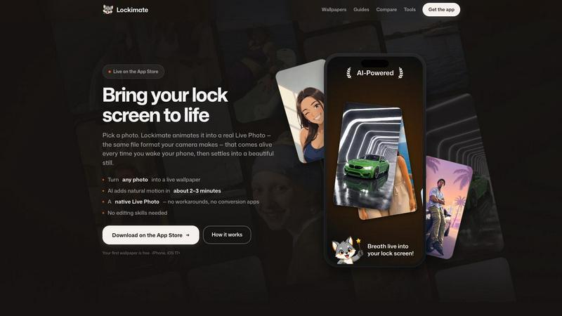 Lockimate - AI Live Wallpapers screenshot