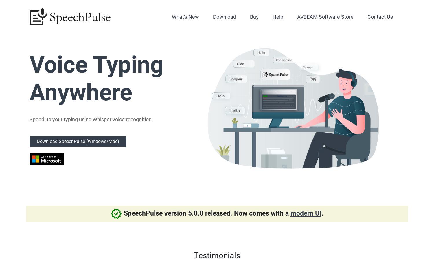 SpeechPulse Website