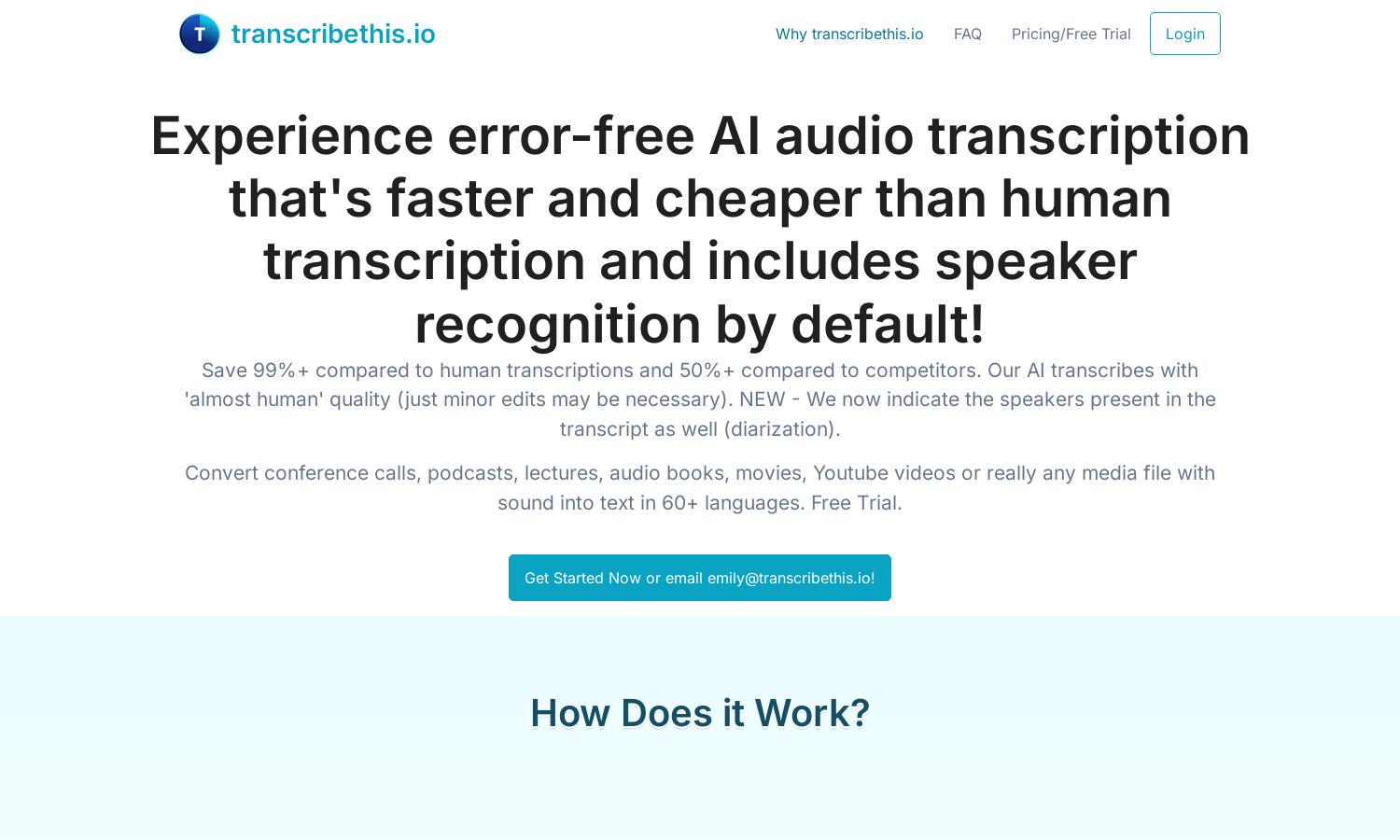 transcribethis.io Website