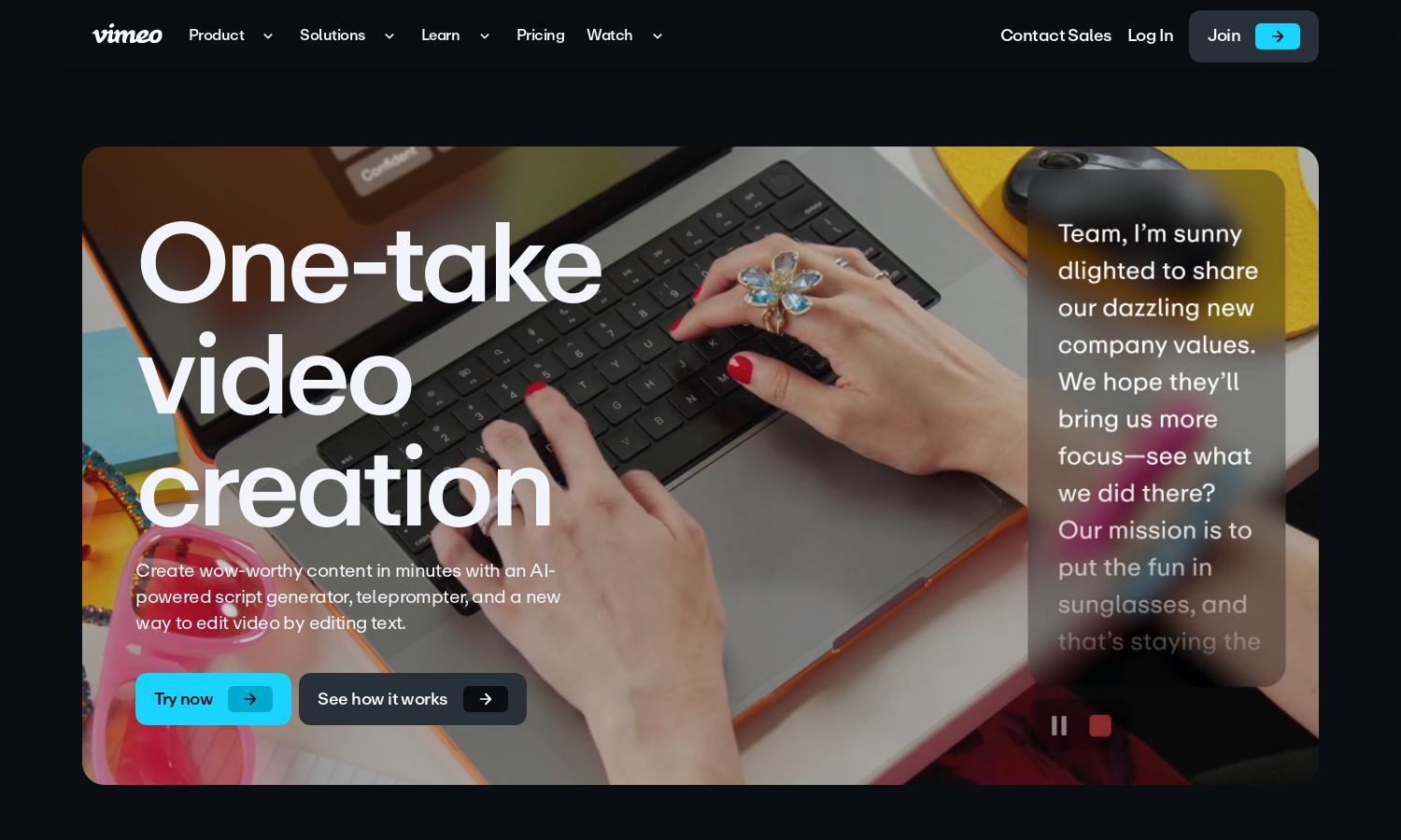 Vimeo Website