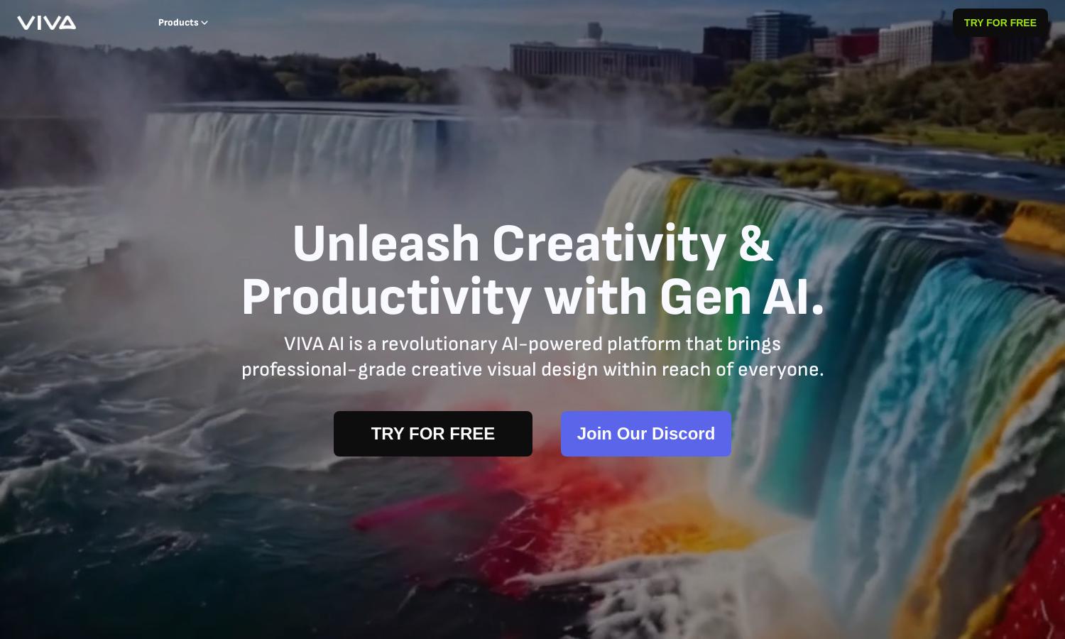 Viva AI Website