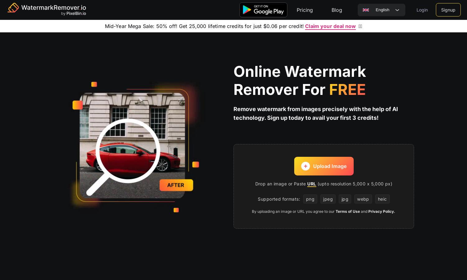 Watermark Remover Website