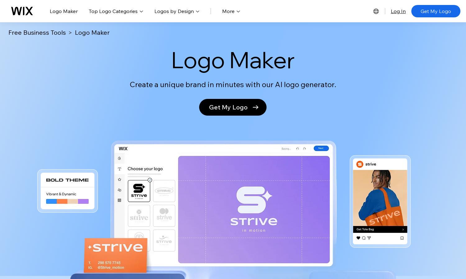 Wix Logo Maker Website