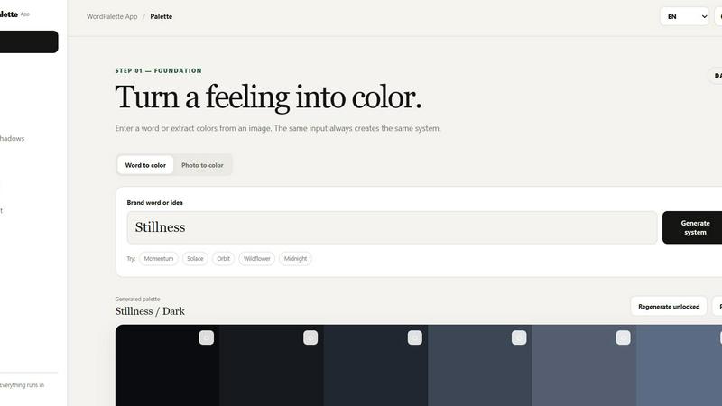 WordPalette Brand Kit screenshot